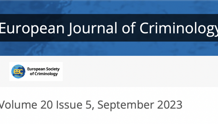 European Journal of Criminology- Volume: 20, Number: 5 (September 2023)